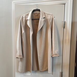 BCBGMaxAzria Cream Trench Coat